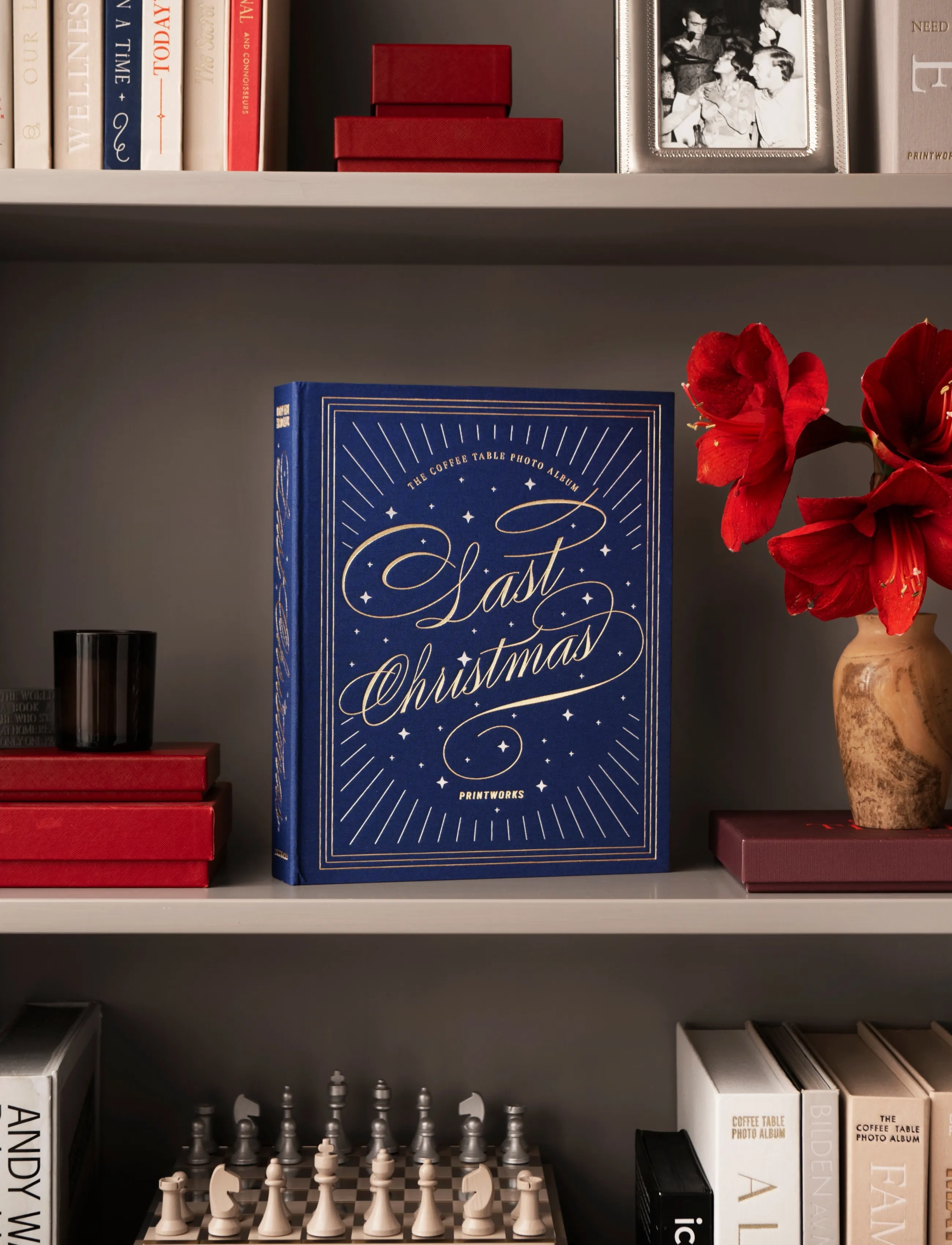 PRINTWORKS Photo Album Last Christmas, One Size, Decoration, Marineblau - Albums, Homeware