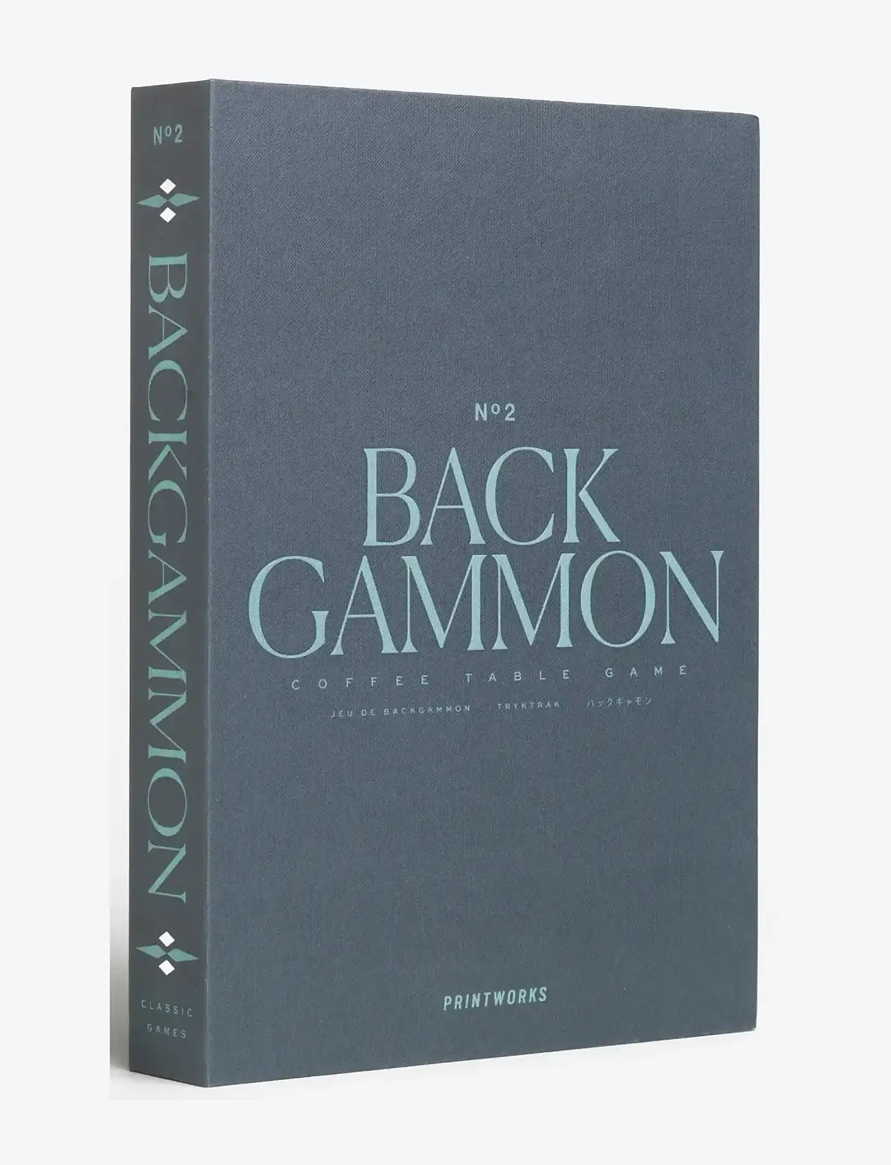 PRINTWORKS - Classic - Backgammon - spil & puslespil - grey - 1