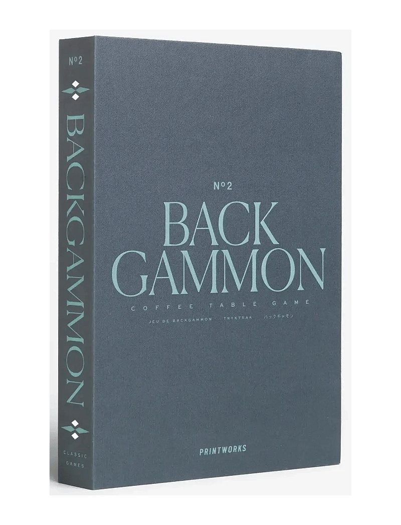 PRINTWORKS - Classic - Backgammon - mängud ja pusled - grey - 1