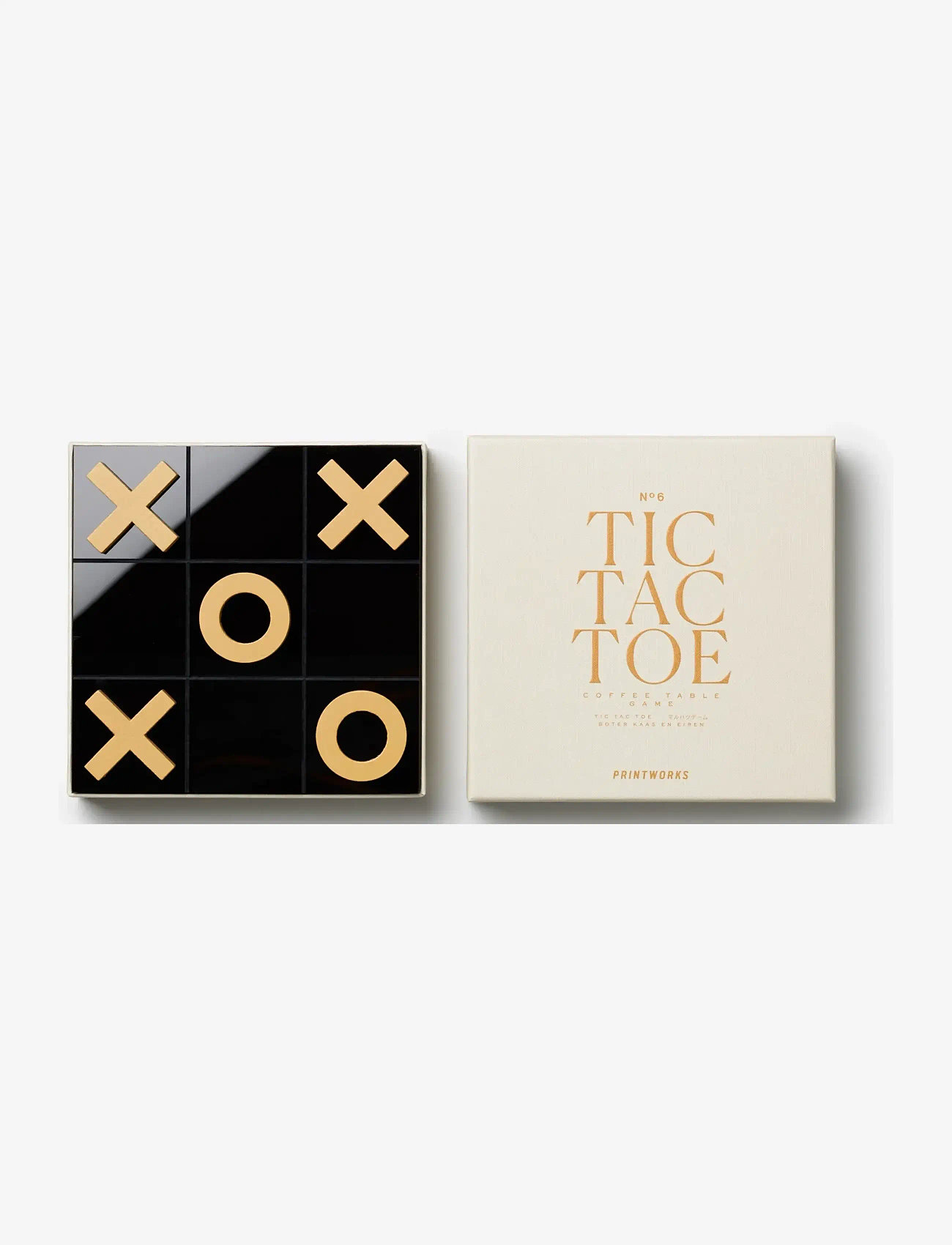 PRINTWORKS - Classic - Tic Tac Toe - spil & puslespil - beige - 1