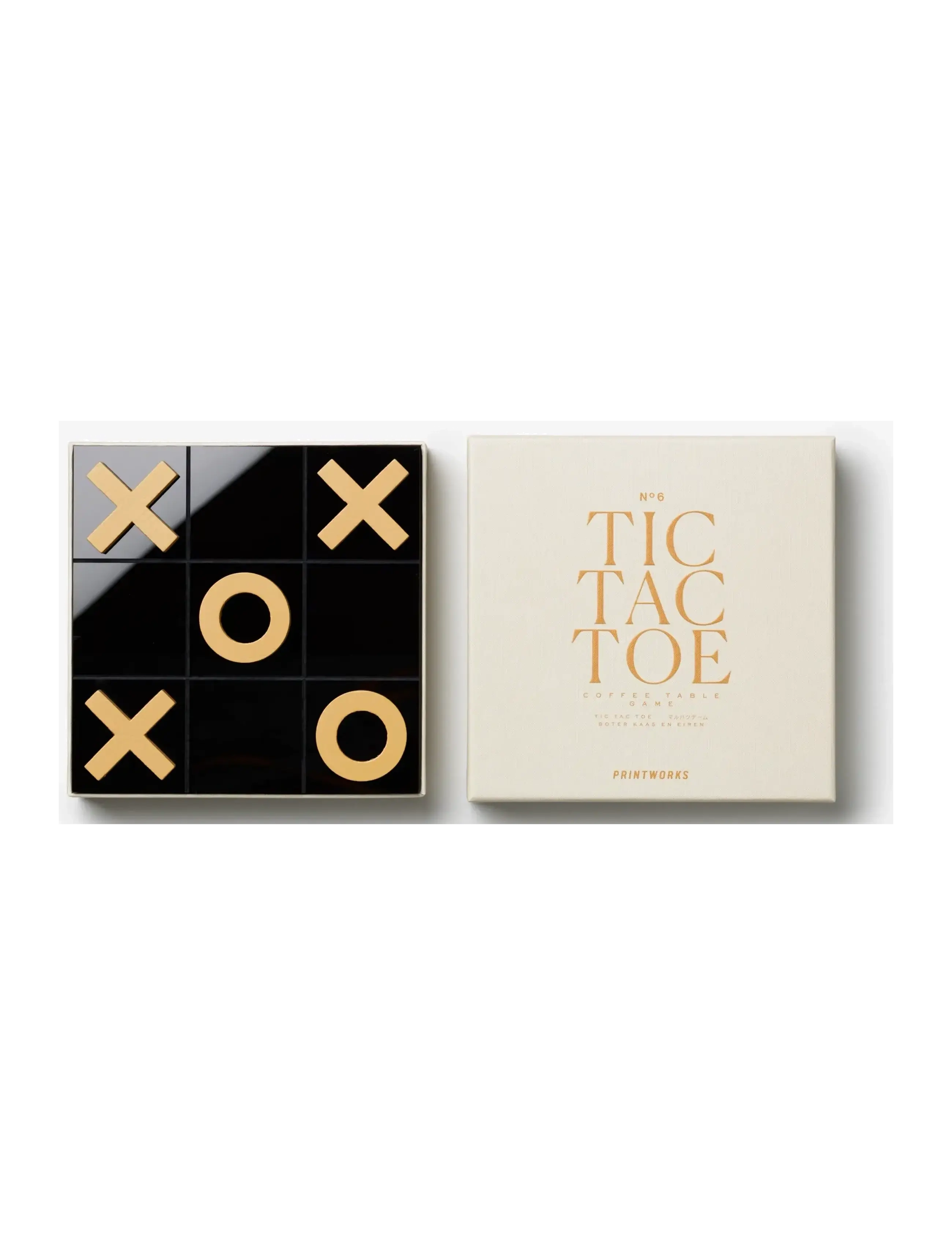 PRINTWORKS Classic - Tic Tac Toe - Wnętrze - BEIGE / beige