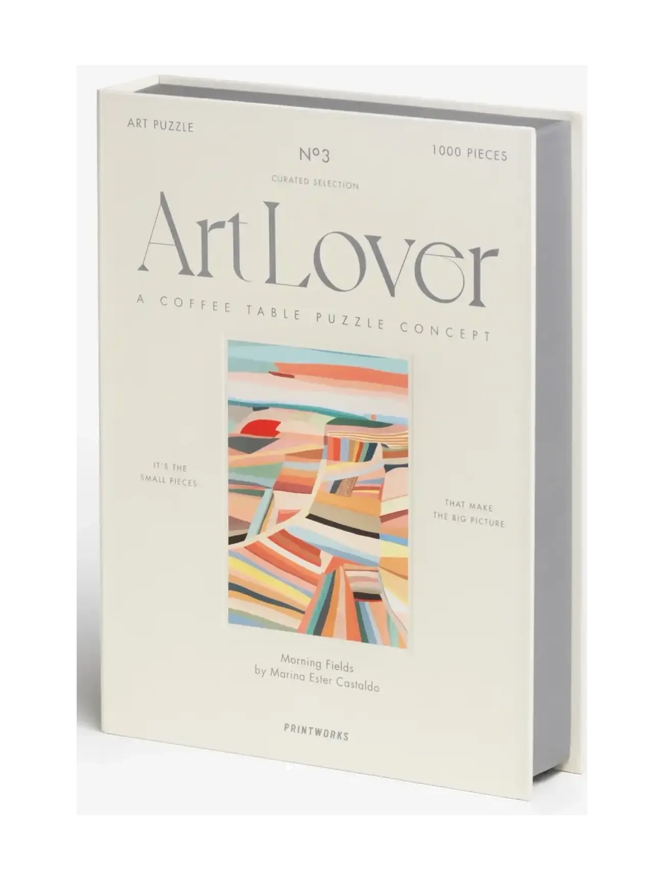 PRINTWORKS Art Lover Book Puzzle - Morning Fields, 1000 pcs - PRINTWORKS - MULTI / multi