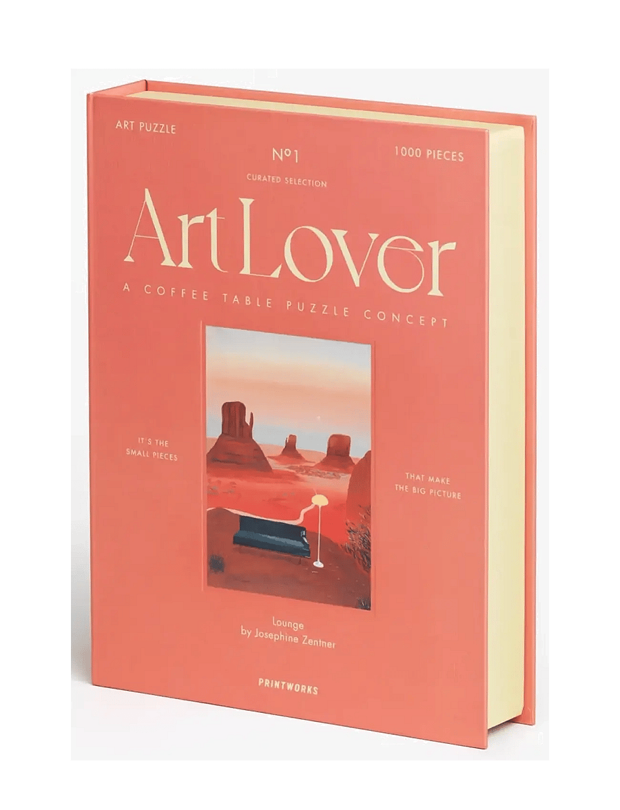 PRINTWORKS - Art Lover Book Puzzle - Lounge, 1000 pcs - korraldajad - multi - 1
