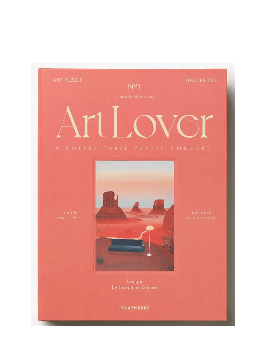 PRINTWORKS - Art Lover Book Puzzle - Lounge, 1000 pcs - korraldajad - multi - 2