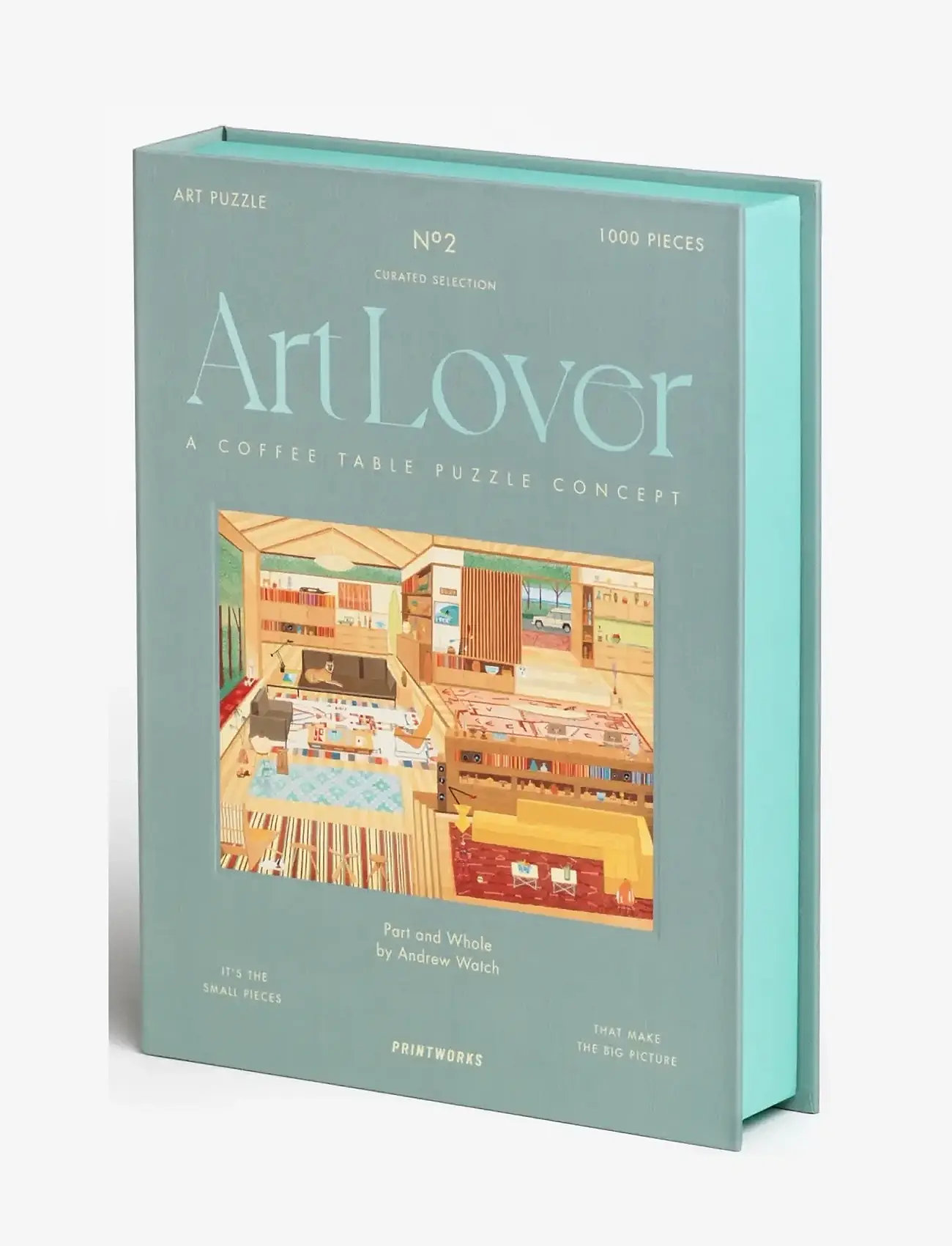 PRINTWORKS - Art Lover Book Puzzle - Part and Whole, 1000 pcs - spel & pussel - multi - 1