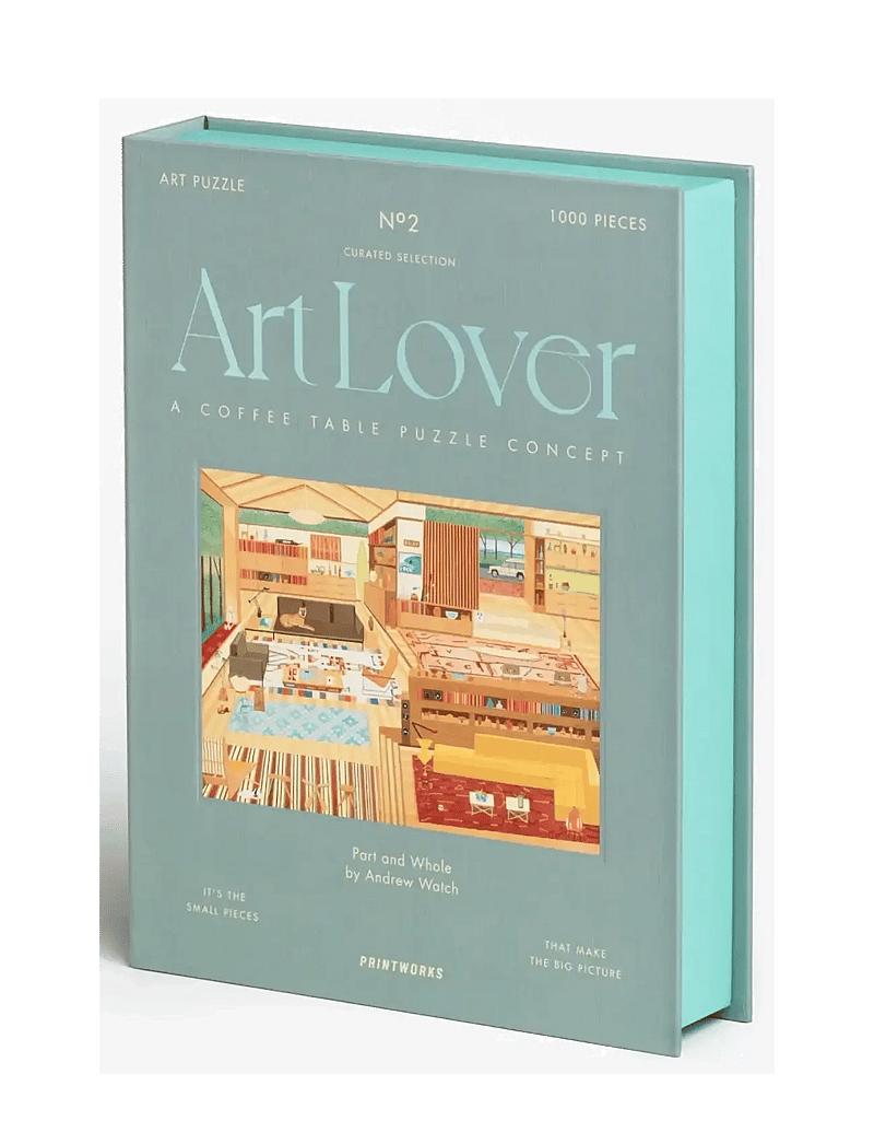 PRINTWORKS - Art Lover Book Puzzle - Part and Whole, 1000 pcs - mängud ja pusled - multi - 1