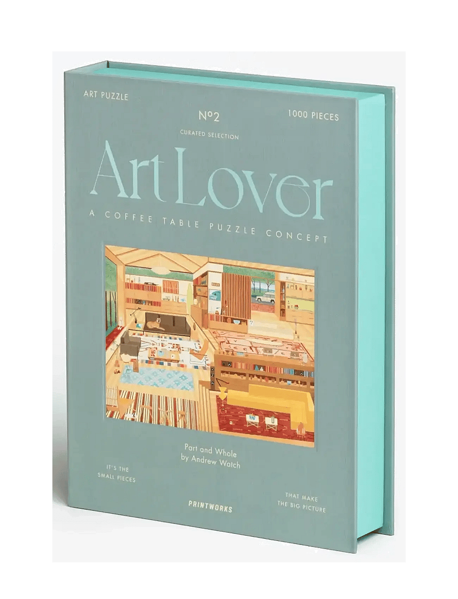 PRINTWORKS - Art Lover Book Puzzle - Part and Whole, 1000 pcs - mängud ja pusled - multi - 1