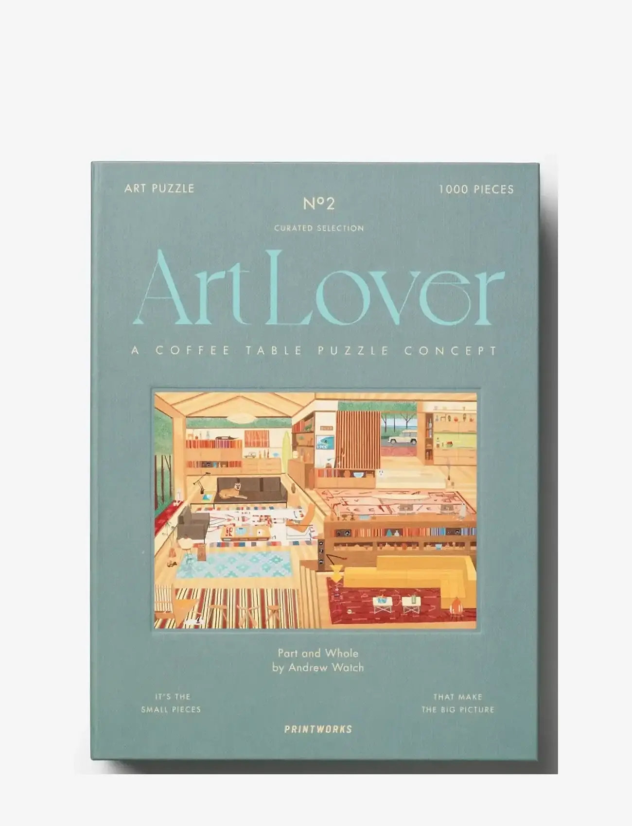 PRINTWORKS - Art Lover Book Puzzle - Part and Whole, 1000 pcs - spel & pussel - multi - 2