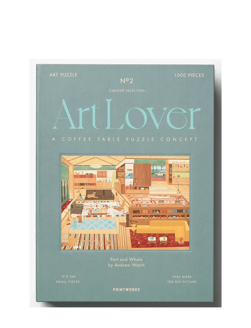 PRINTWORKS - Art Lover Book Puzzle - Part and Whole, 1000 pcs - mängud ja pusled - multi - 2