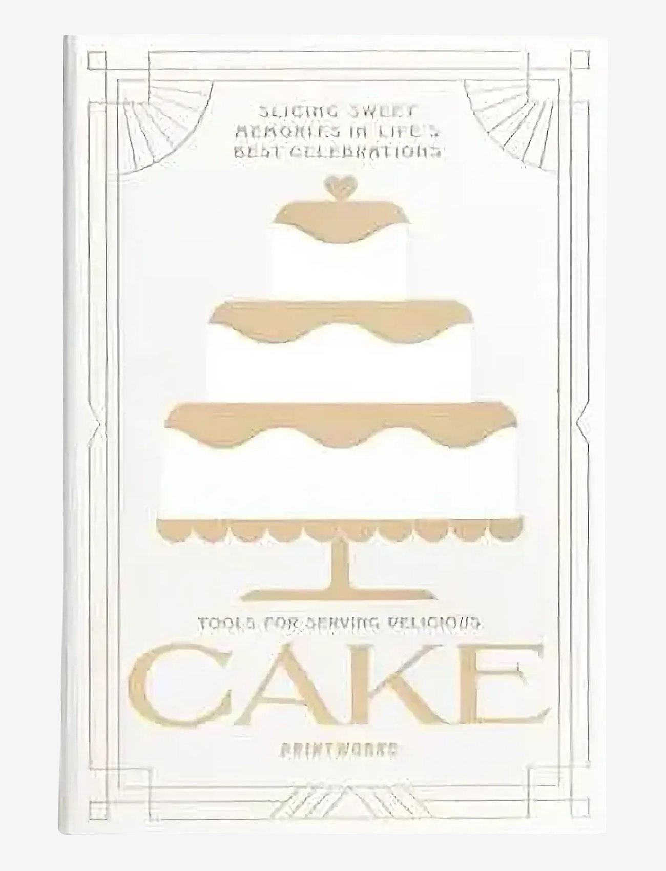 PRINTWORKS - The Essentials - Cake Tools - shop by price - white/gold - 3