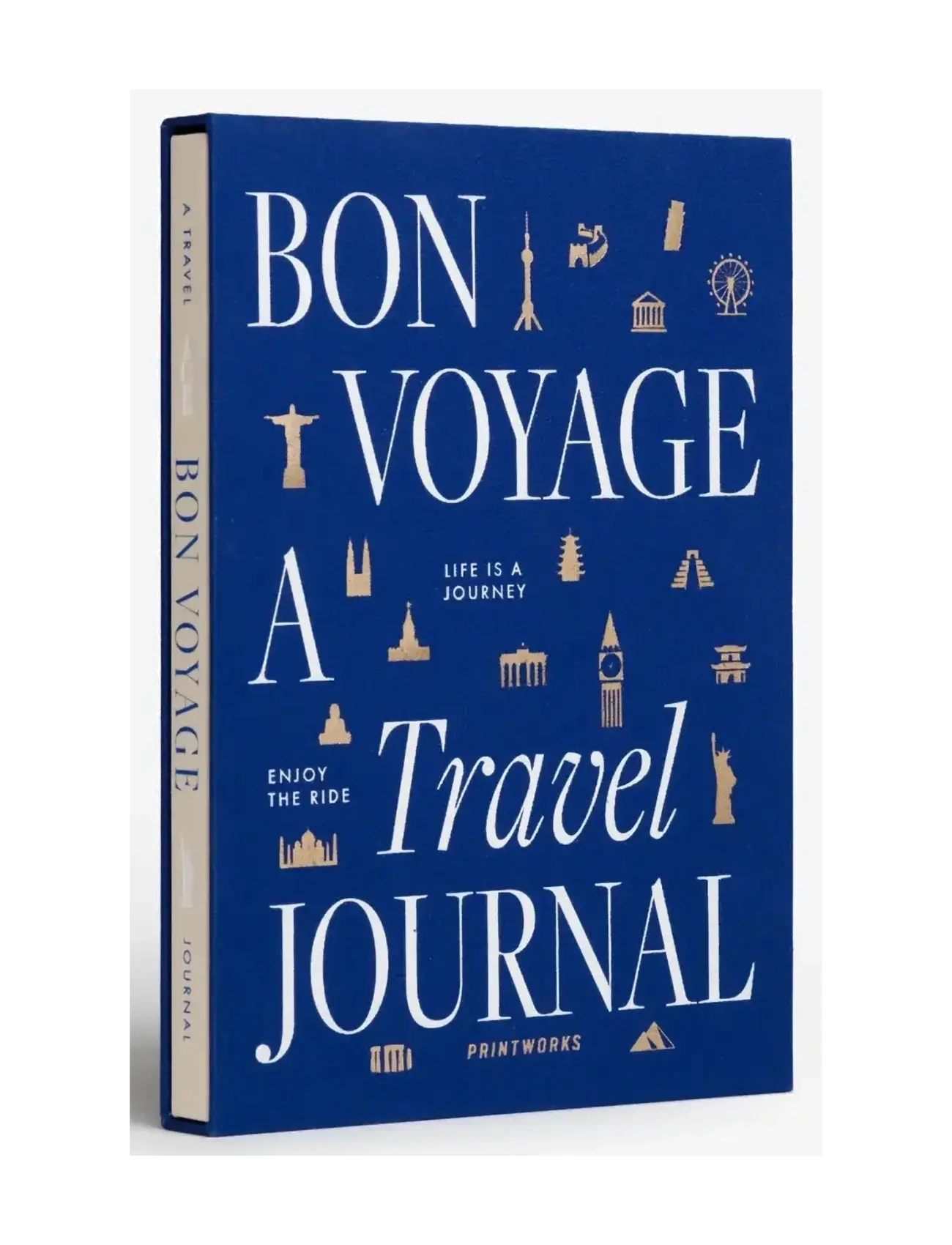 PRINTWORKS Bon Voyage - Travel Journal - Wnętrze - MULTI / navy