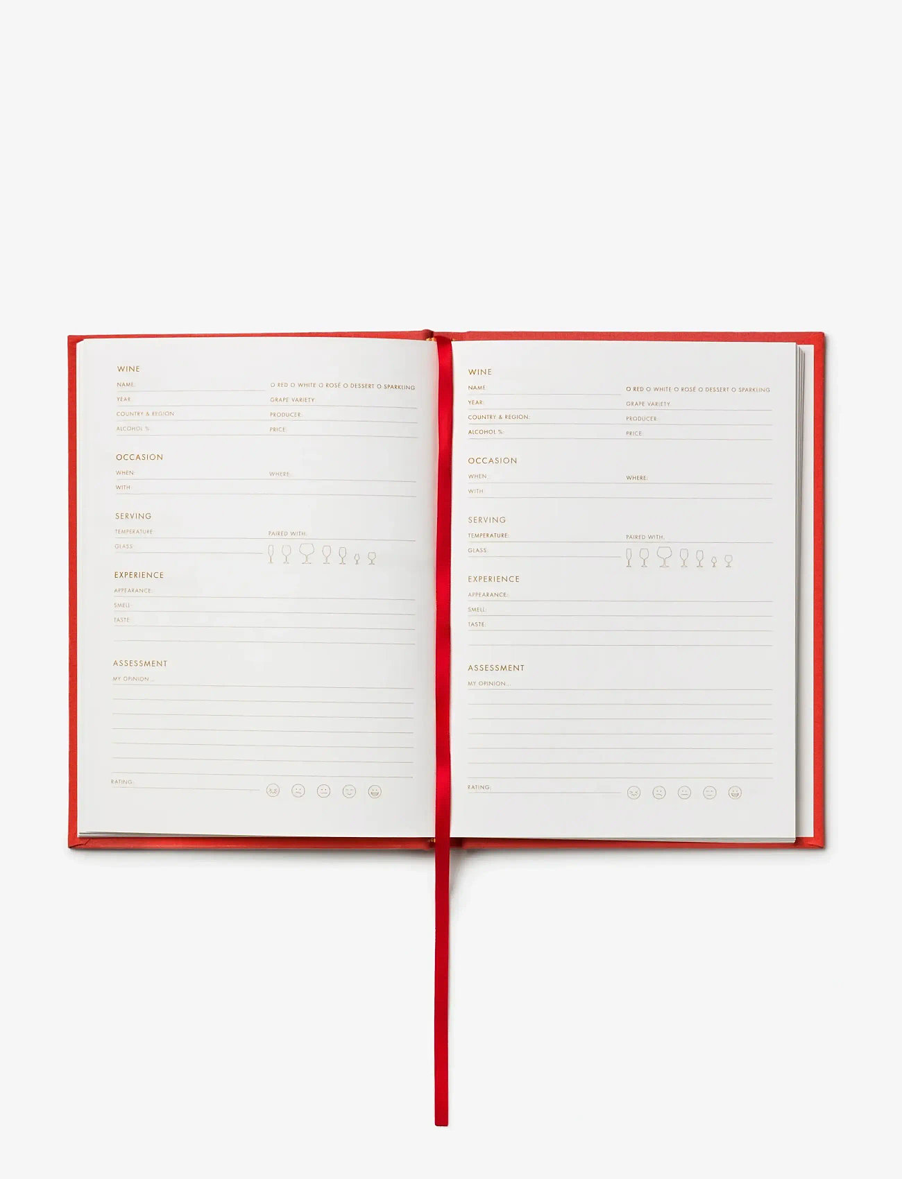 PRINTWORKS - Wine Tasting Journal - kalendrar & anteckningsblock - multi - 3
