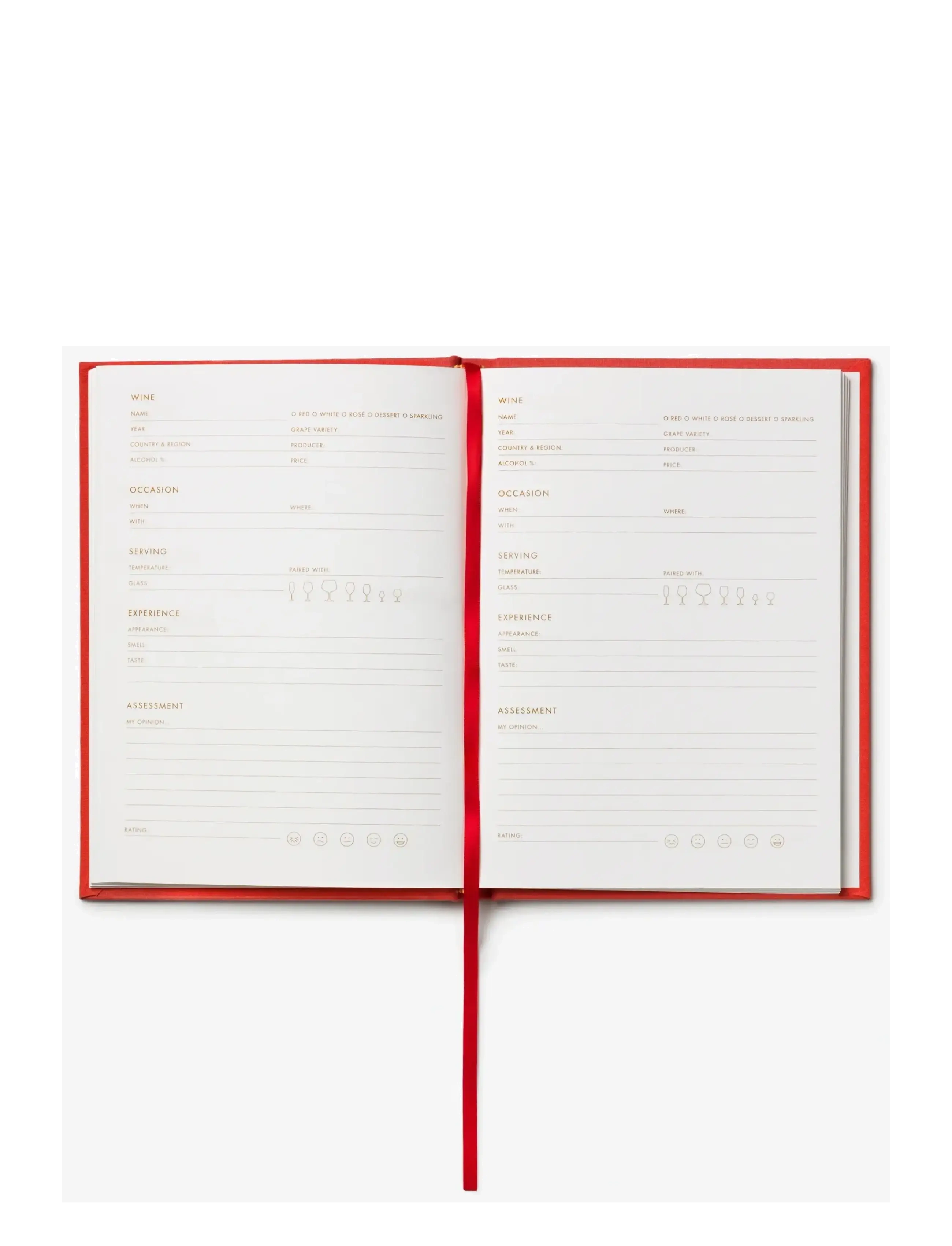 PRINTWORKS - Wine Tasting Journal - kalender & notizbücher - multi - 3
