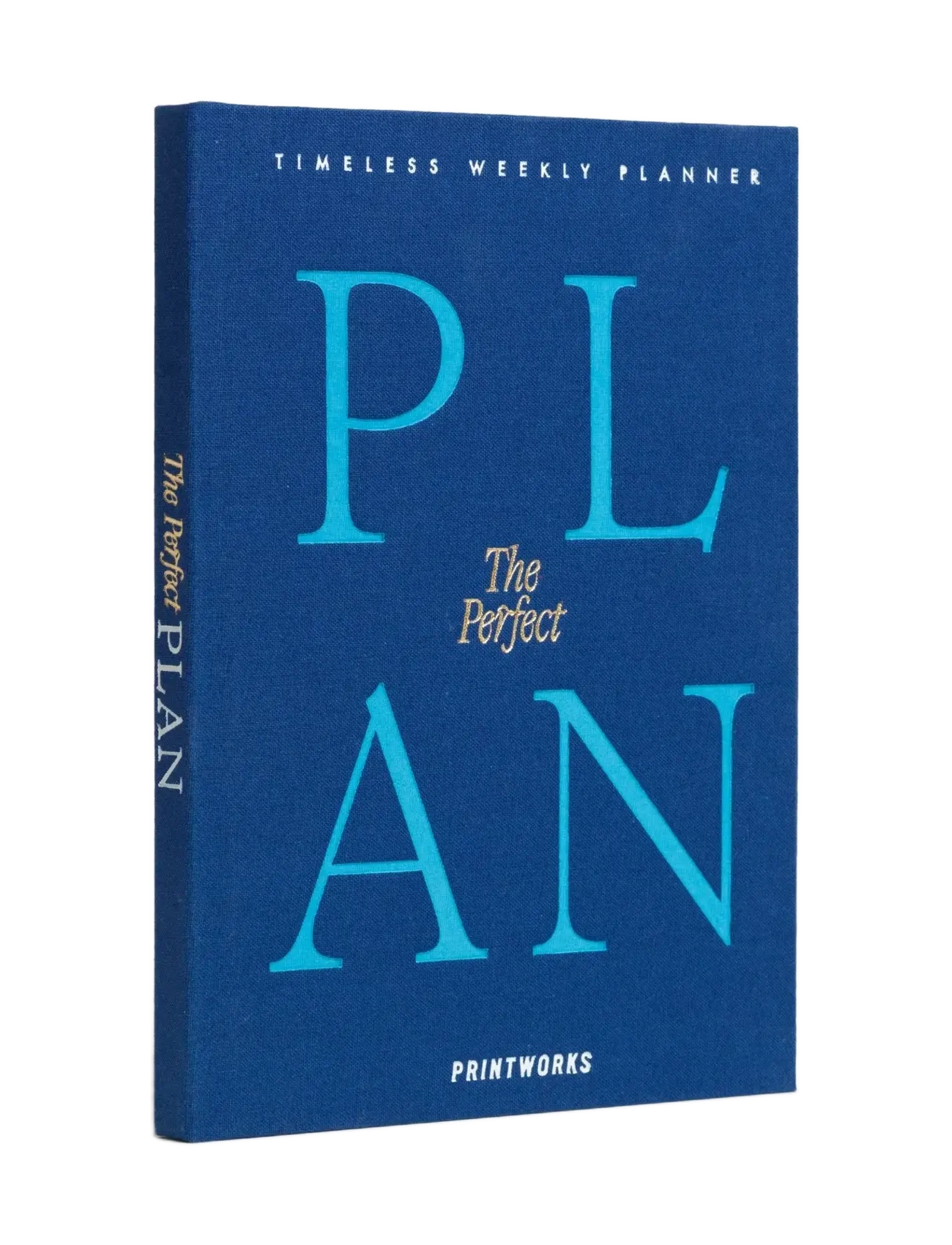 PRINTWORKS Weekly Planner The Perfect Plan, Blue, Arrangør, Multi/mønstret, Str: ONE SIZE