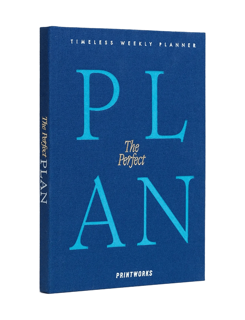 PRINTWORKS - Weekly Planner - The Perfect Plan, Blue - korraldajad - multi - 1