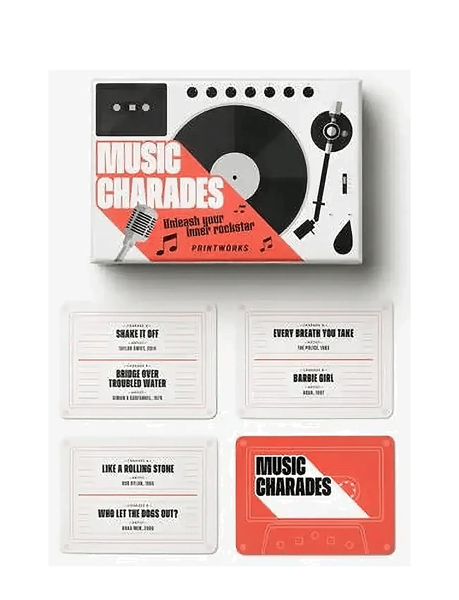 PRINTWORKS - Music Charades - osta hinna alusel - beige multi - 1