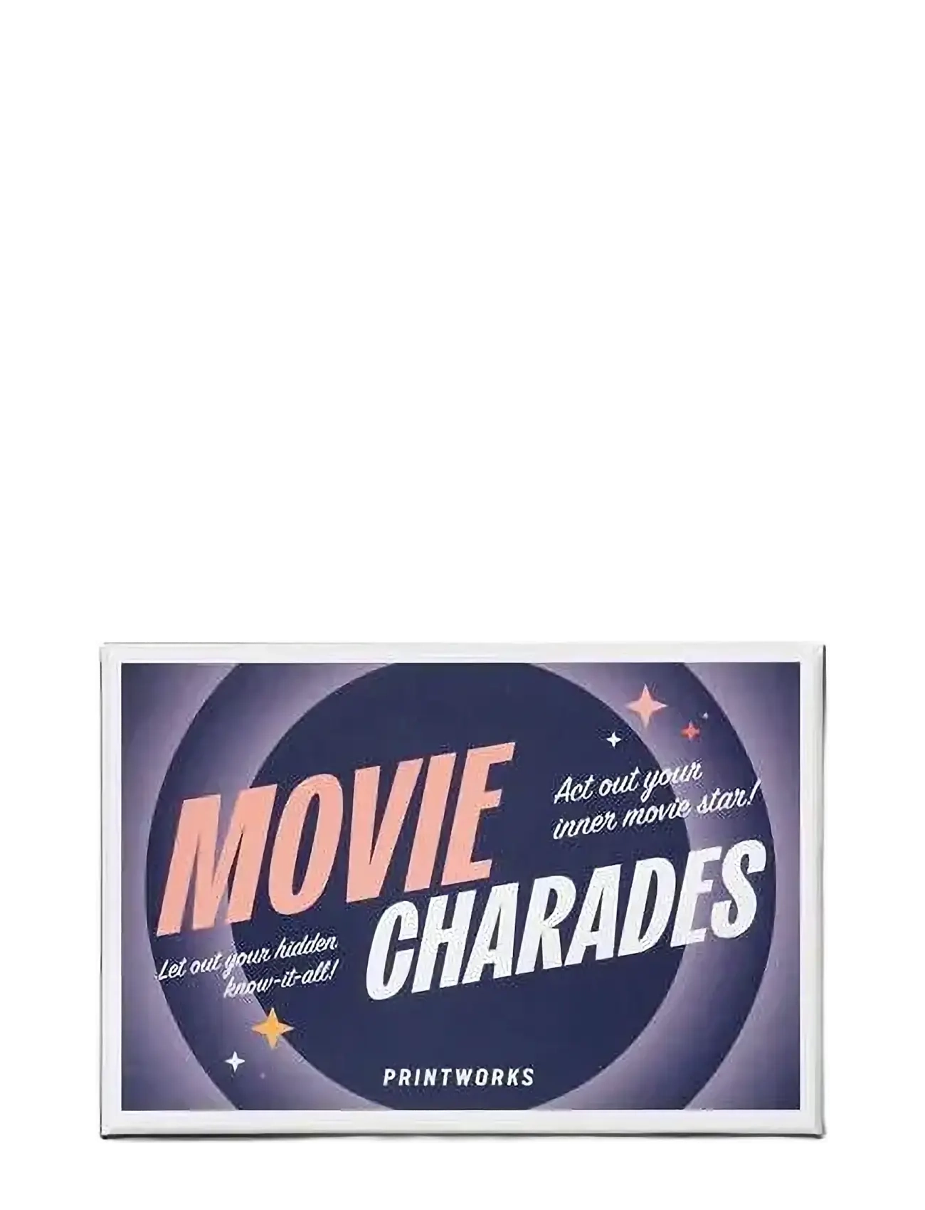 PRINTWORKS Movie Charades, One Size, Multi/patterned, Puslespil Og Spil > Spil, Unisex