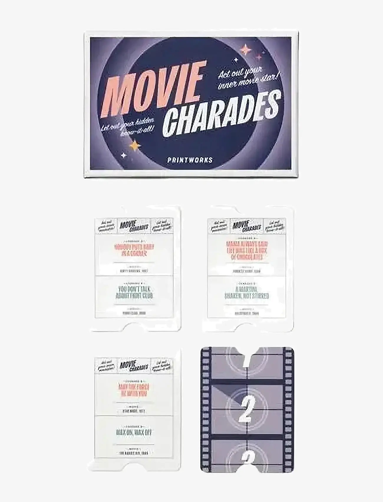 PRINTWORKS - Movie Charades - valentinsgaver - blue multi - 1