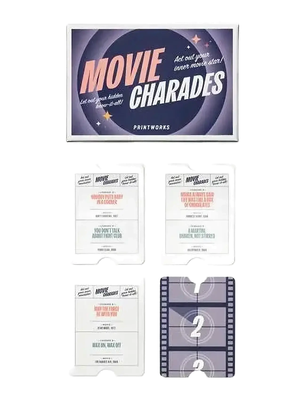 PRINTWORKS - Movie Charades - valentinstaggeschenke - blue multi - 1