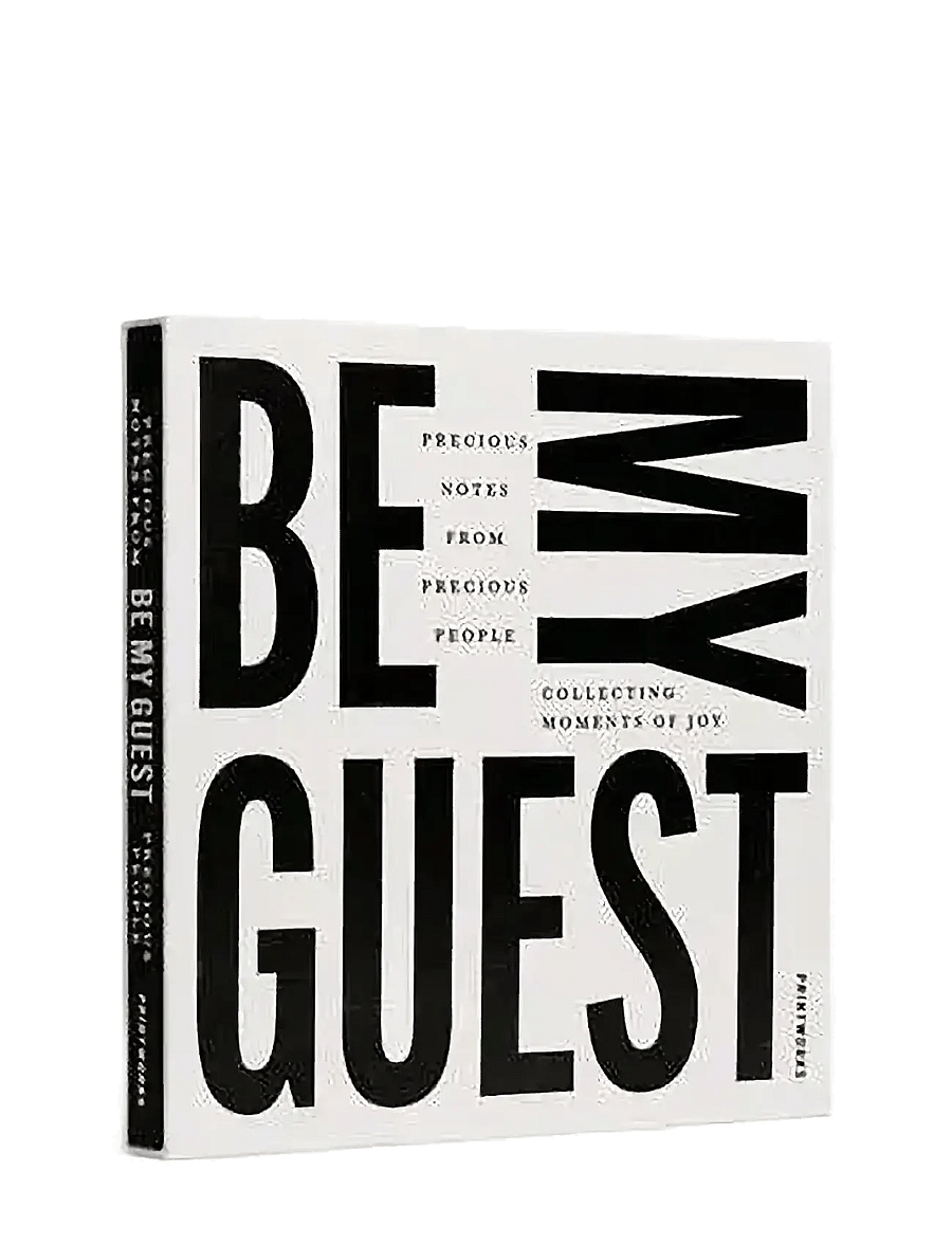 PRINTWORKS - Guest Book - Black/hite - raamatud - black/white - 1