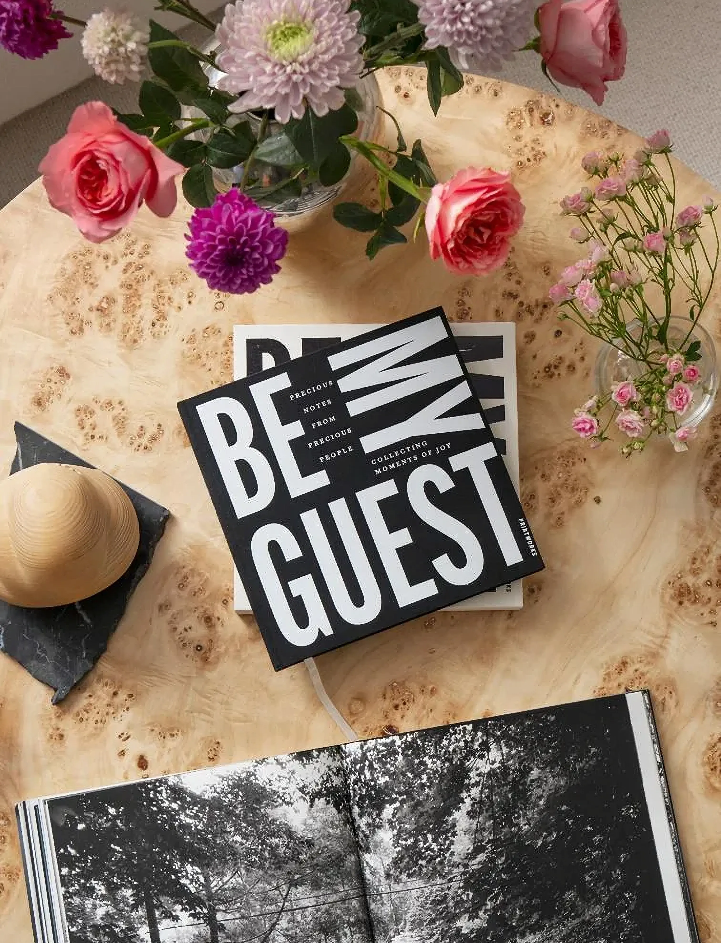 PRINTWORKS Guest Book Black/Hite, One Size, Decoration, Schwarz - Books, Homeware