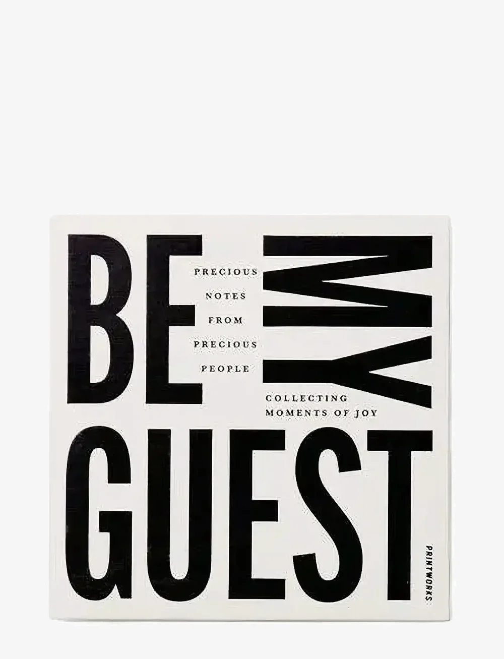 PRINTWORKS - Guest Book - Black/hite - bækur - black/white - 2