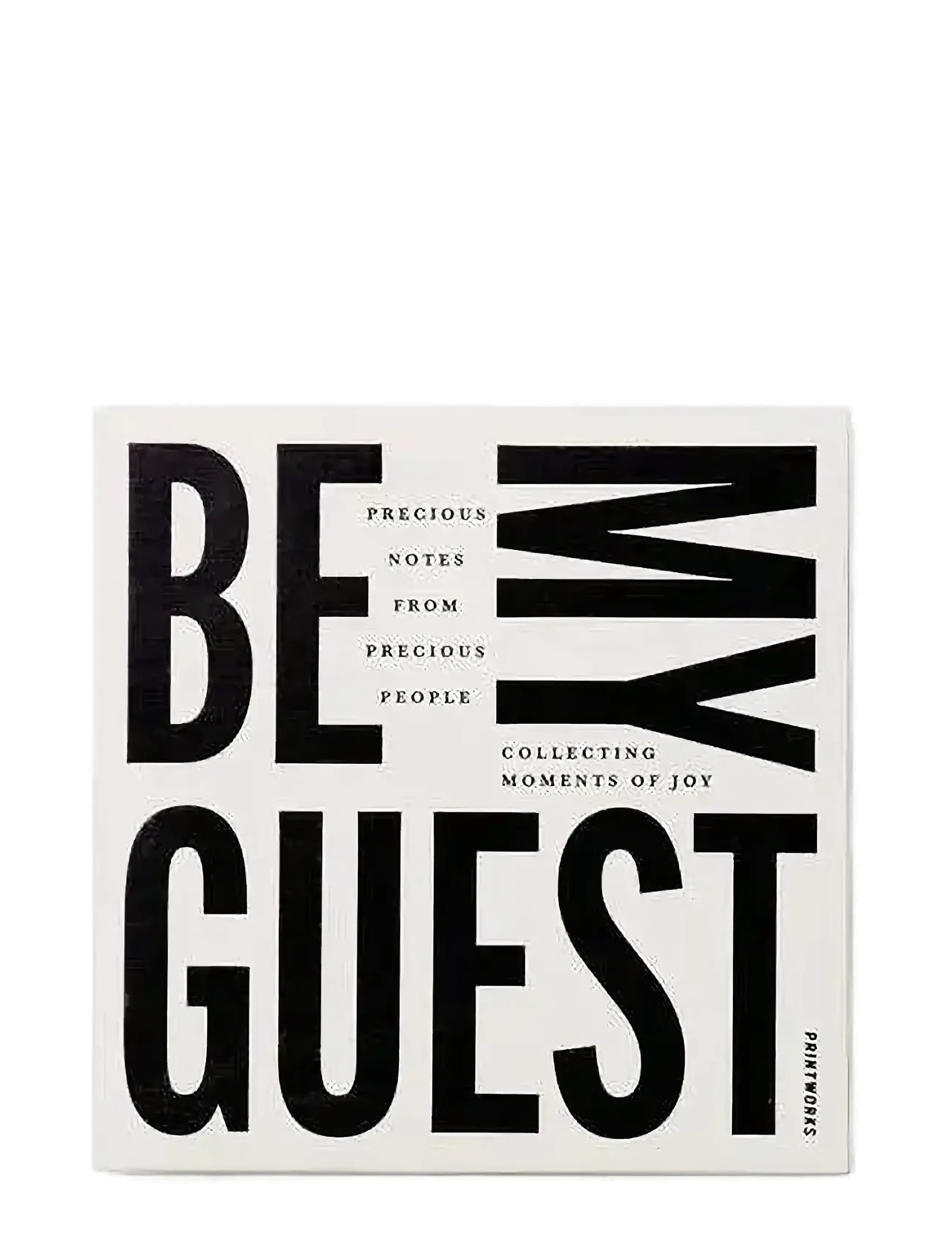 PRINTWORKS - Guest Book - Black/hite - kaffebordsbøker - black/white - 3