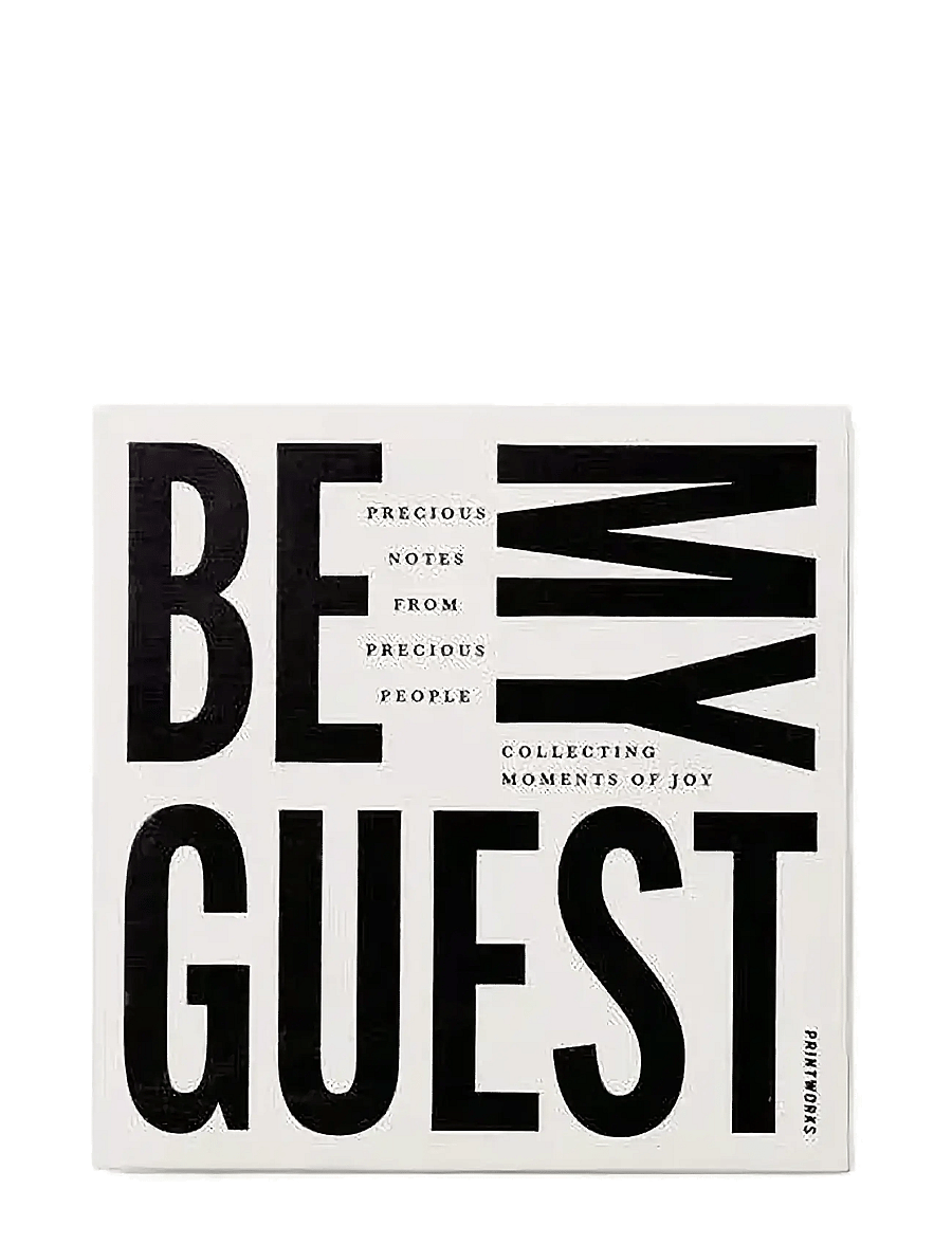 PRINTWORKS - Guest Book - Black/hite - raamatud - black/white - 3