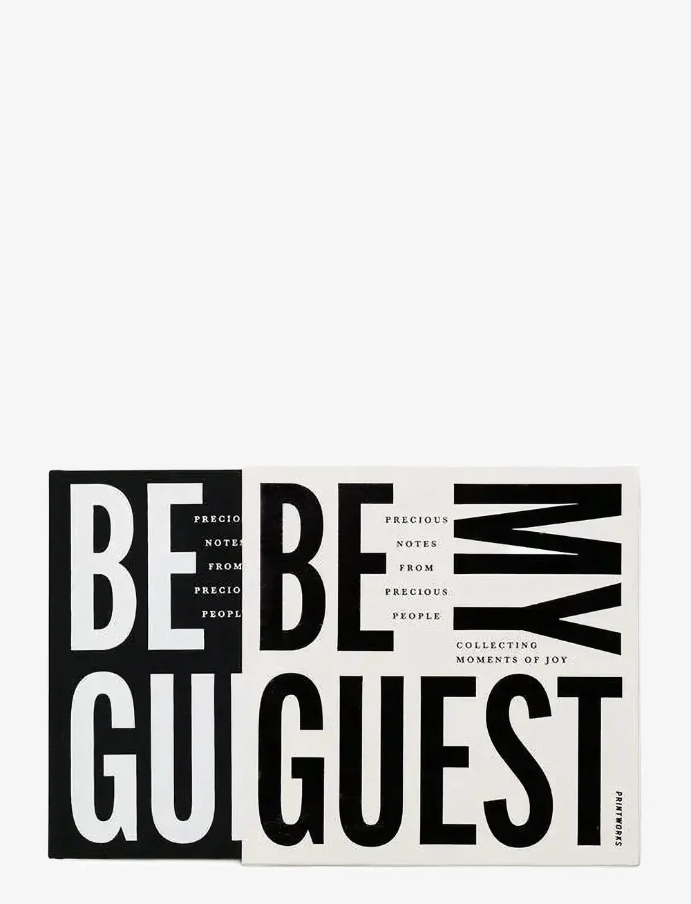 PRINTWORKS - Guest Book - Black/hite - bækur - black/white - 3