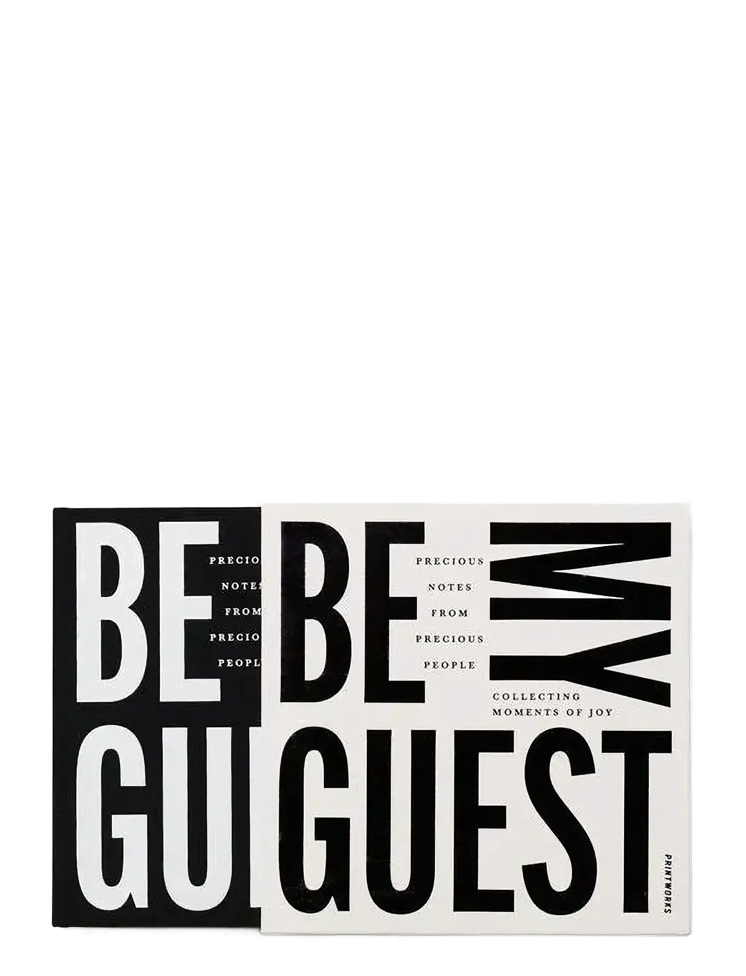PRINTWORKS - Guest Book - Black/hite - kaffebordsbøker - black/white - 4