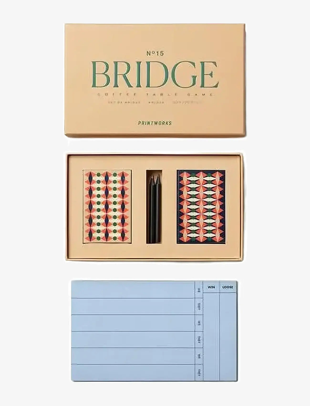 PRINTWORKS - Classic - Bridge Set - köp efter pris - orange multi - 1