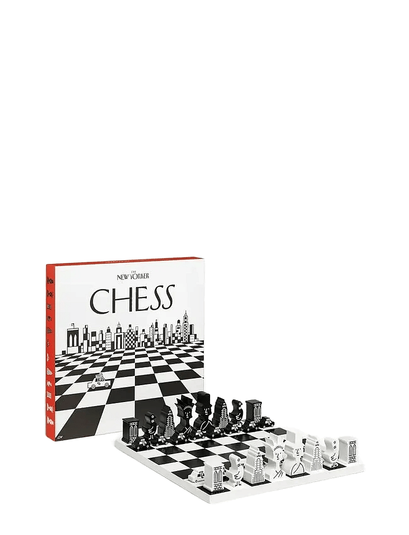 PRINTWORKS - Chess NYC - The Ne Yorker x Printorks - osta hinna alusel - black/white - 1