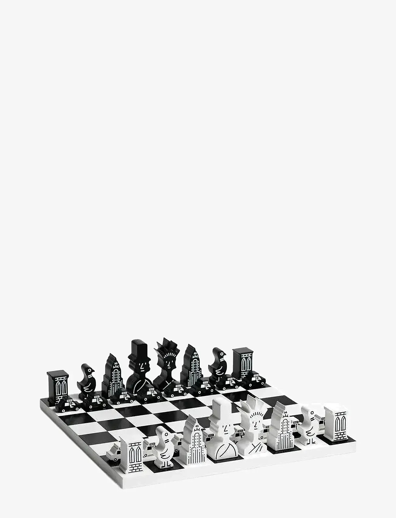 PRINTWORKS - Chess NYC - The Ne Yorker x Printorks - köp efter pris - black/white - 1