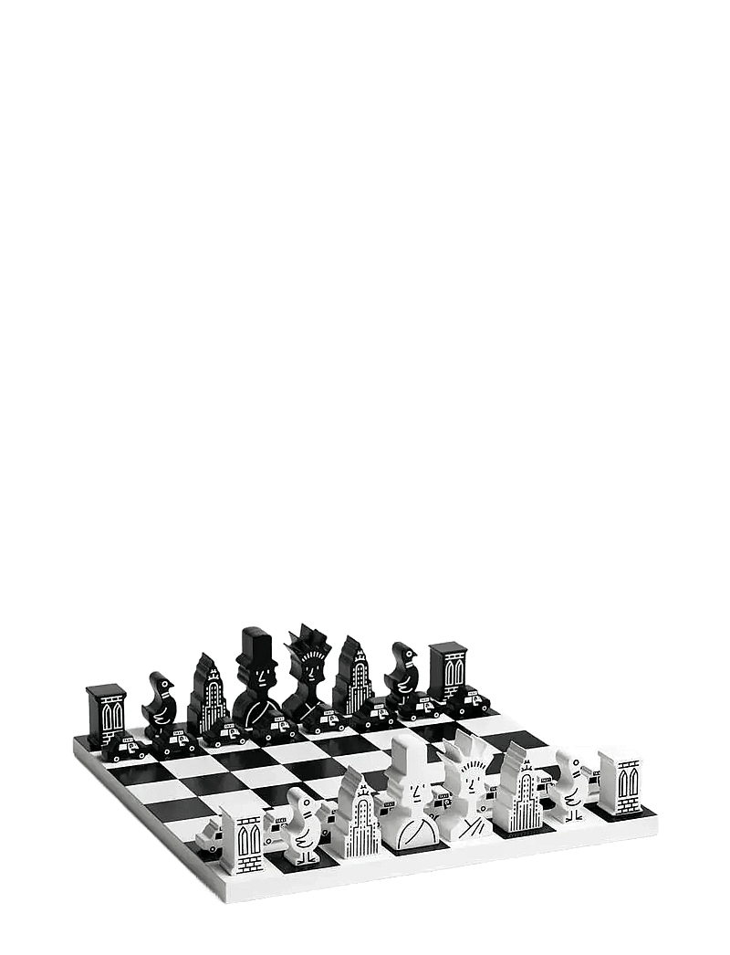 PRINTWORKS - Chess NYC - The Ne Yorker x Printorks - osta hinna alusel - black/white - 2
