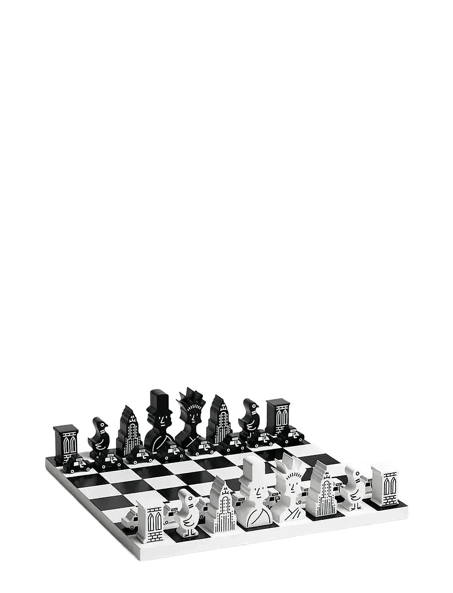 PRINTWORKS - Chess NYC - The Ne Yorker x Printorks - nach preis einkaufen - black/white - 2