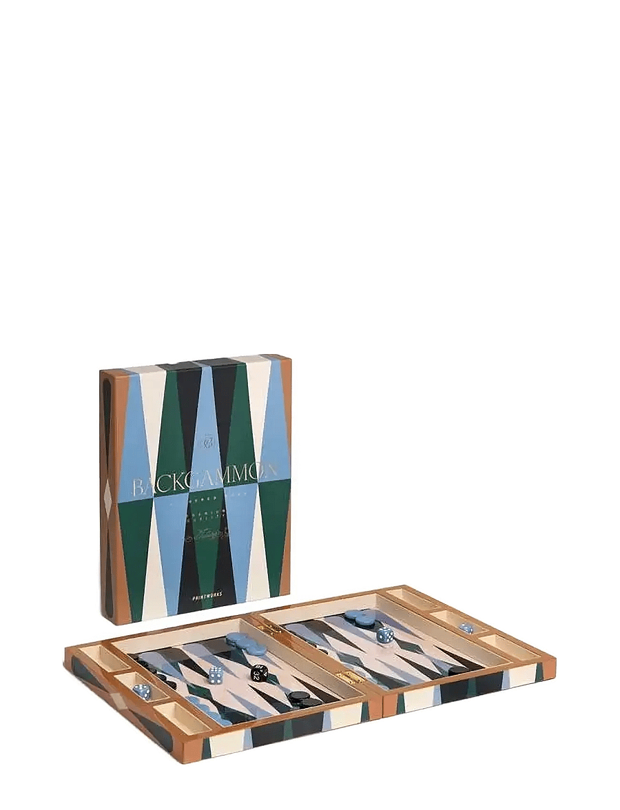 PRINTWORKS - Lacquered Backgammon - osta hinna alusel - multi - 1