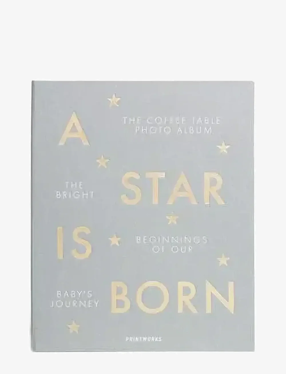 PRINTWORKS - Baby Album - A Star Is Born, Grey - fotoalbum - grey - 2