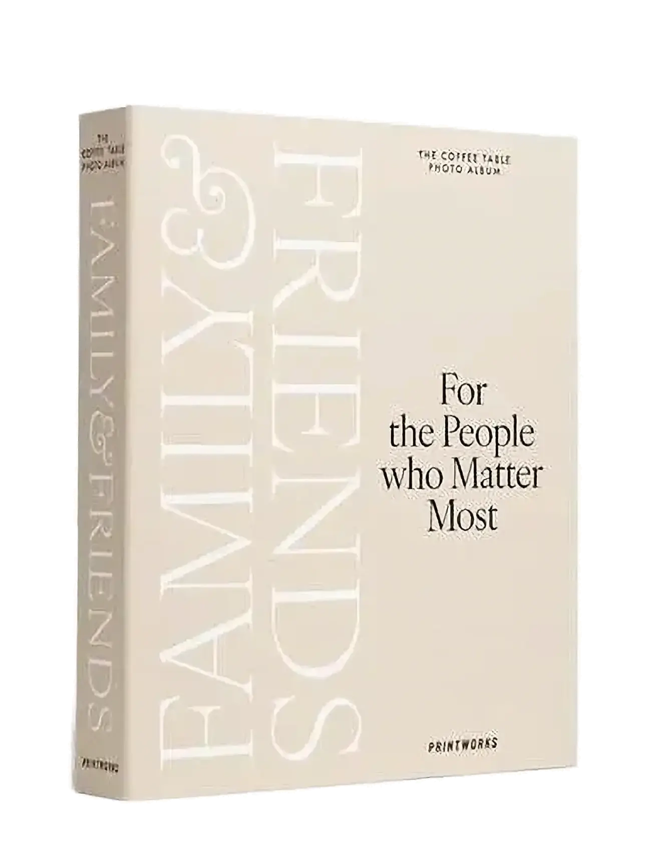 PRINTWORKS Photo Album Family And Friends, Beige, Photo Albums, Beige, Str: ONE SIZE