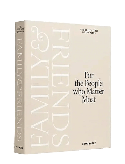PRINTWORKS Photo Album - Family and Friends, Beige - Fotoalbum - BEIGE / beige