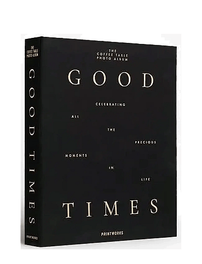 PRINTWORKS Photo Album - Good Times, Black - Fotoalbum - BLACK / black