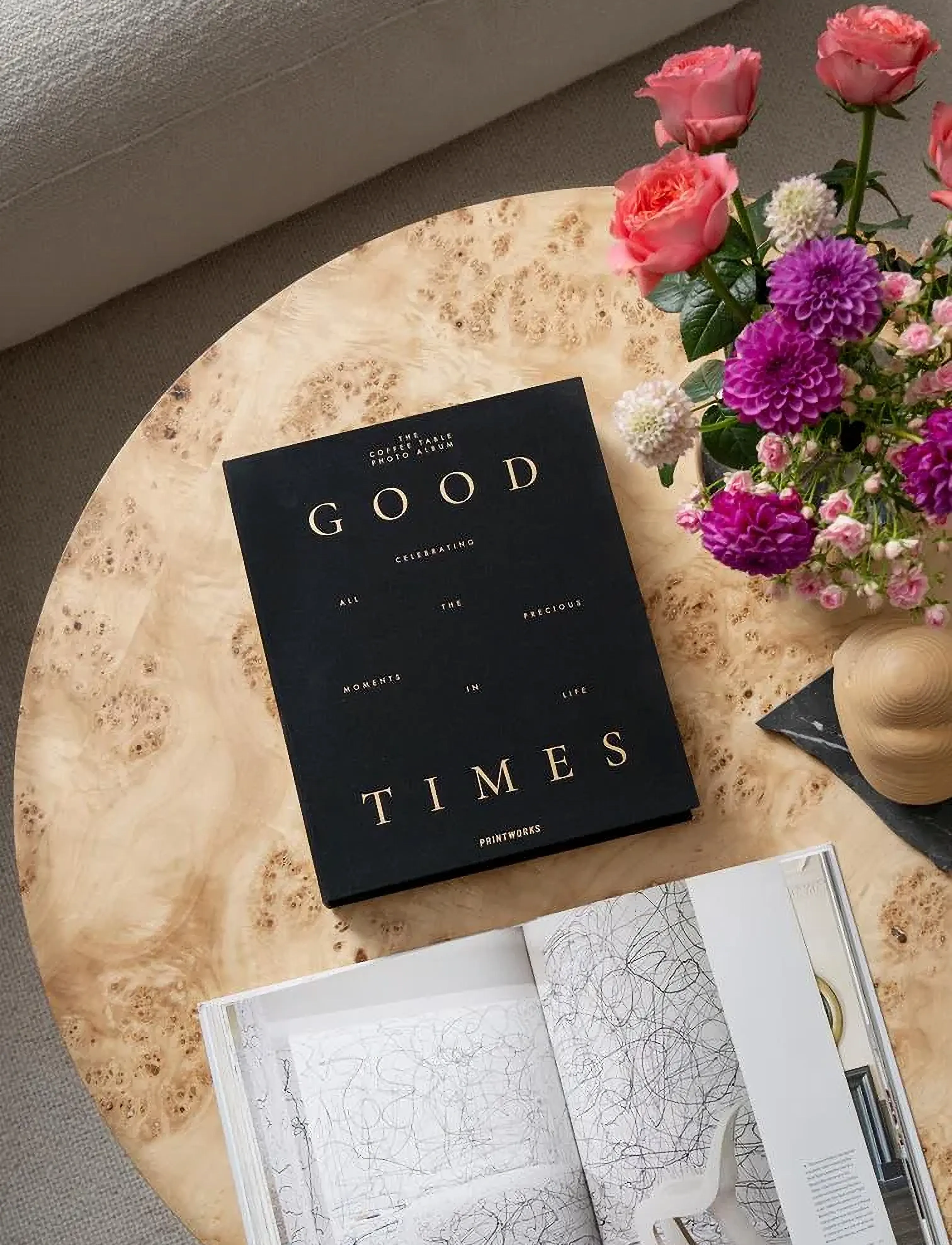 PRINTWORKS Photo Album Good Times, Black, One Size, Decoration, Schwarz - Albums, Homeware