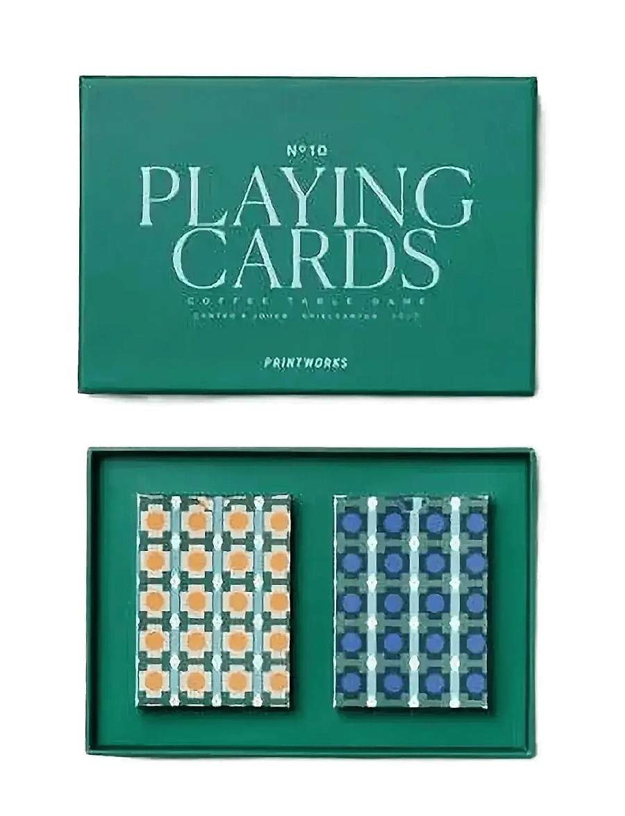PRINTWORKS - Classic - Double Playing Cards - nach preis einkaufen - green multi - 1