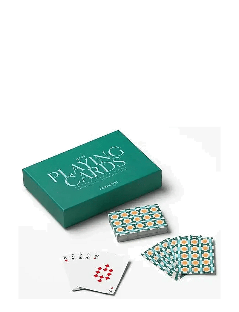 PRINTWORKS - Classic - Double Playing Cards - nach preis einkaufen - green multi - 1