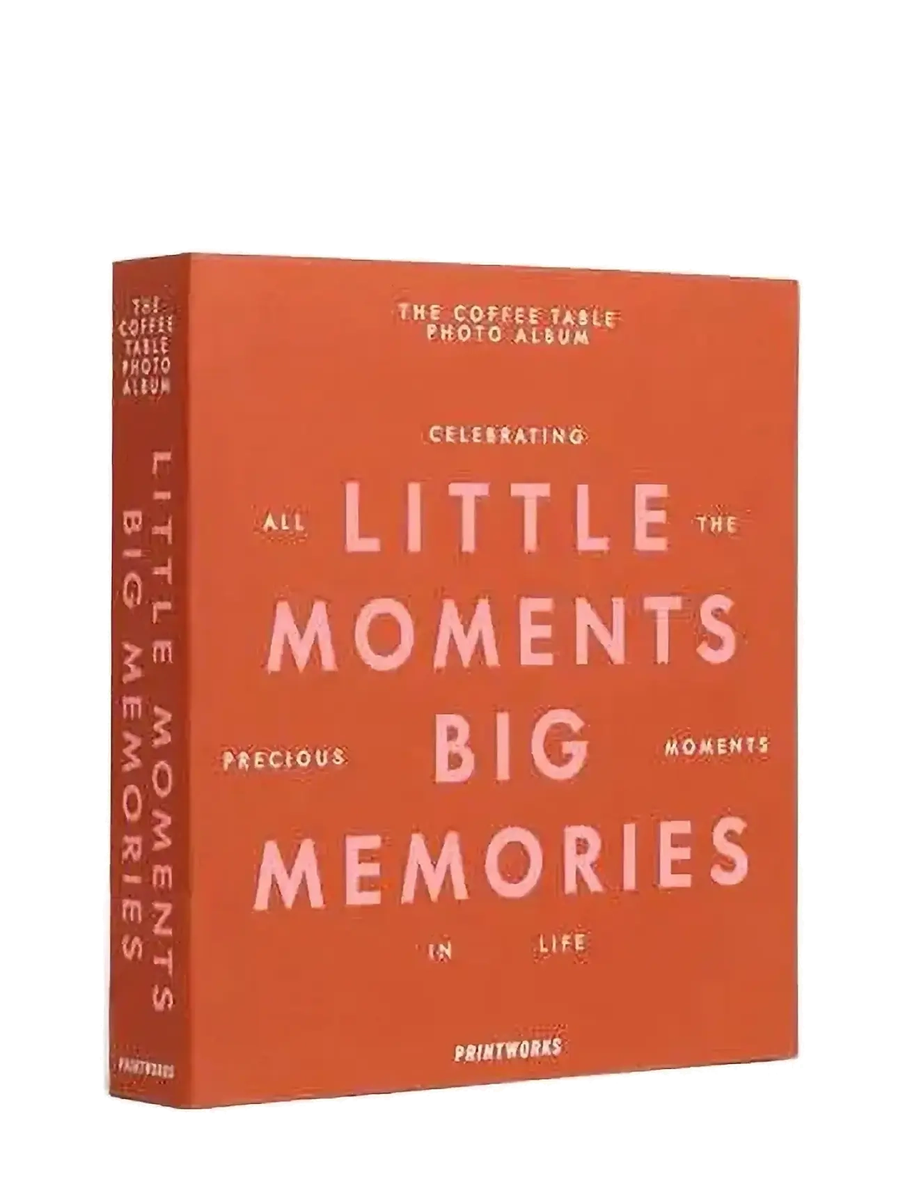 PRINTWORKS Photo Album Little Moments Big Memories, Orange, Photo Albums, Orange, Str: ONE SIZE