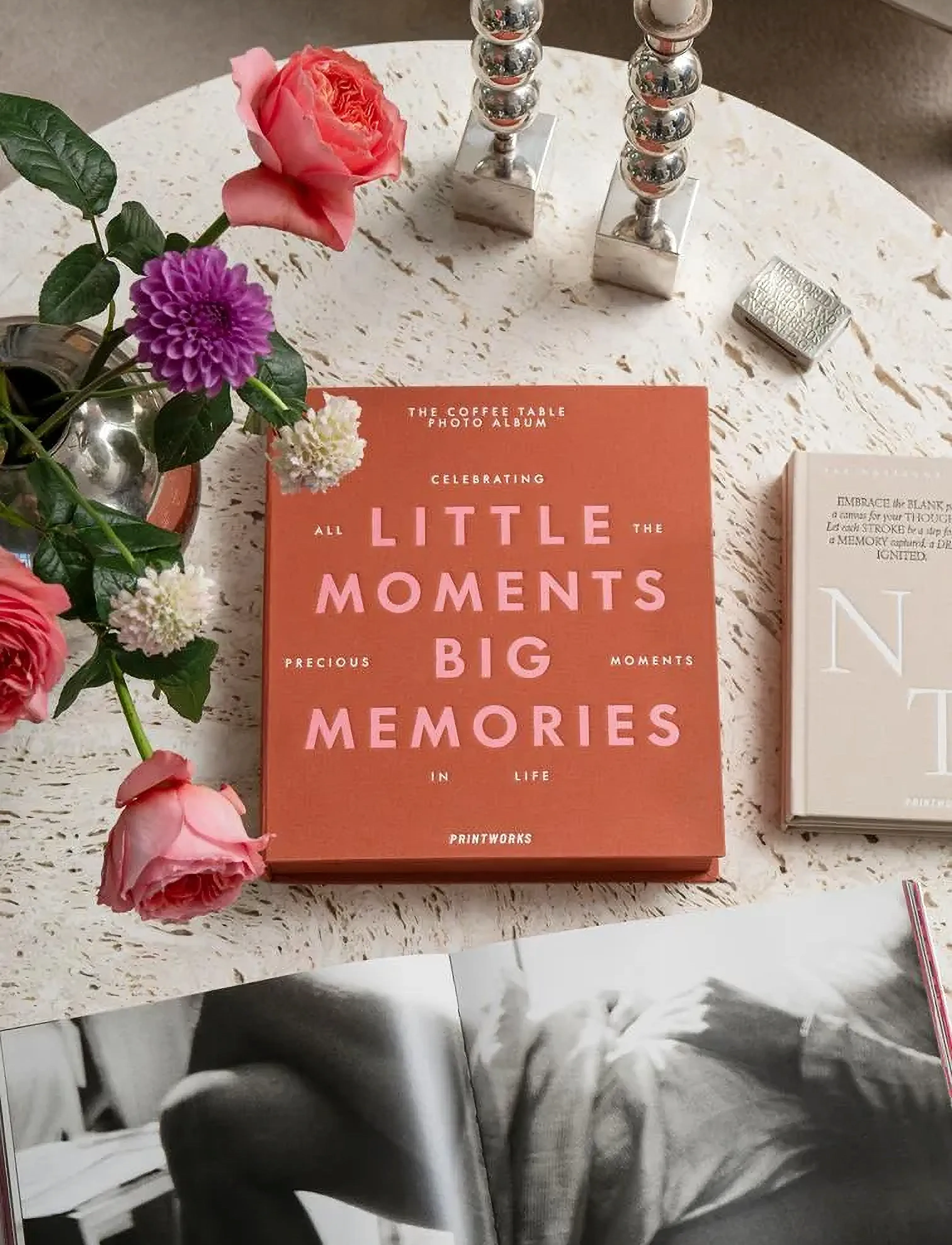 PRINTWORKS Photo Album Little Moments Big Memories, Orange, One Size, Decoration, Orange - Albums, Homeware