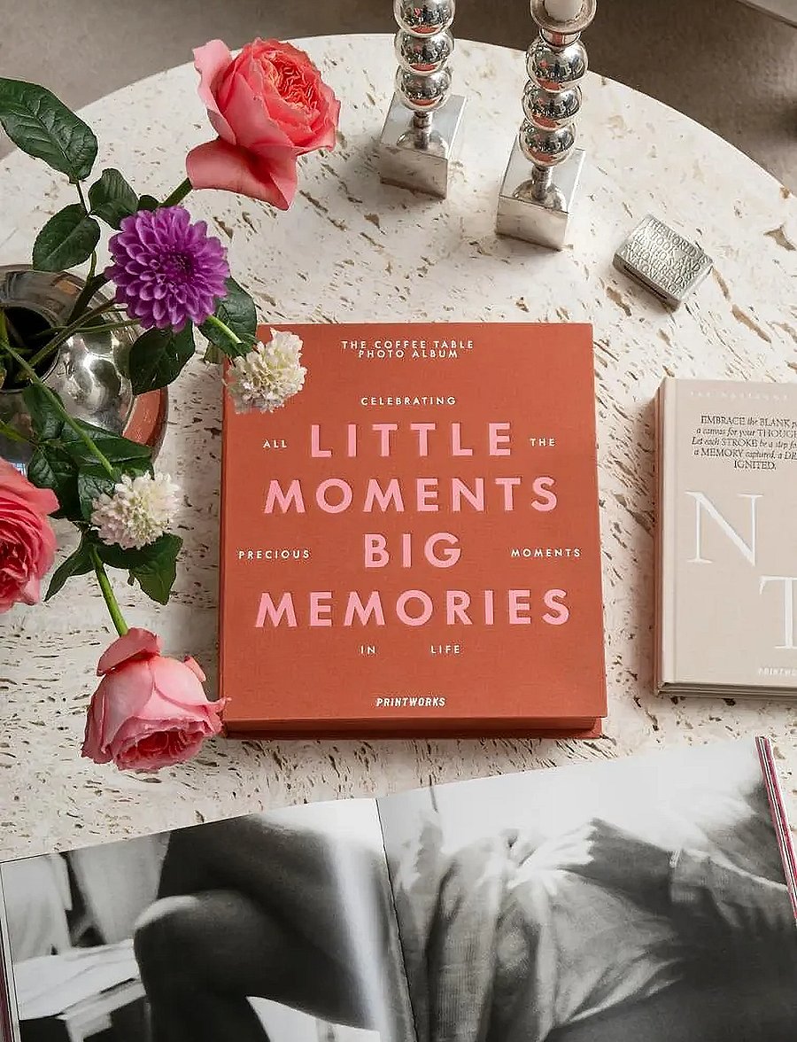 PRINTWORKS - Photo Album - Little Moments Big Memories, Orange - achat par prix - orange - 0