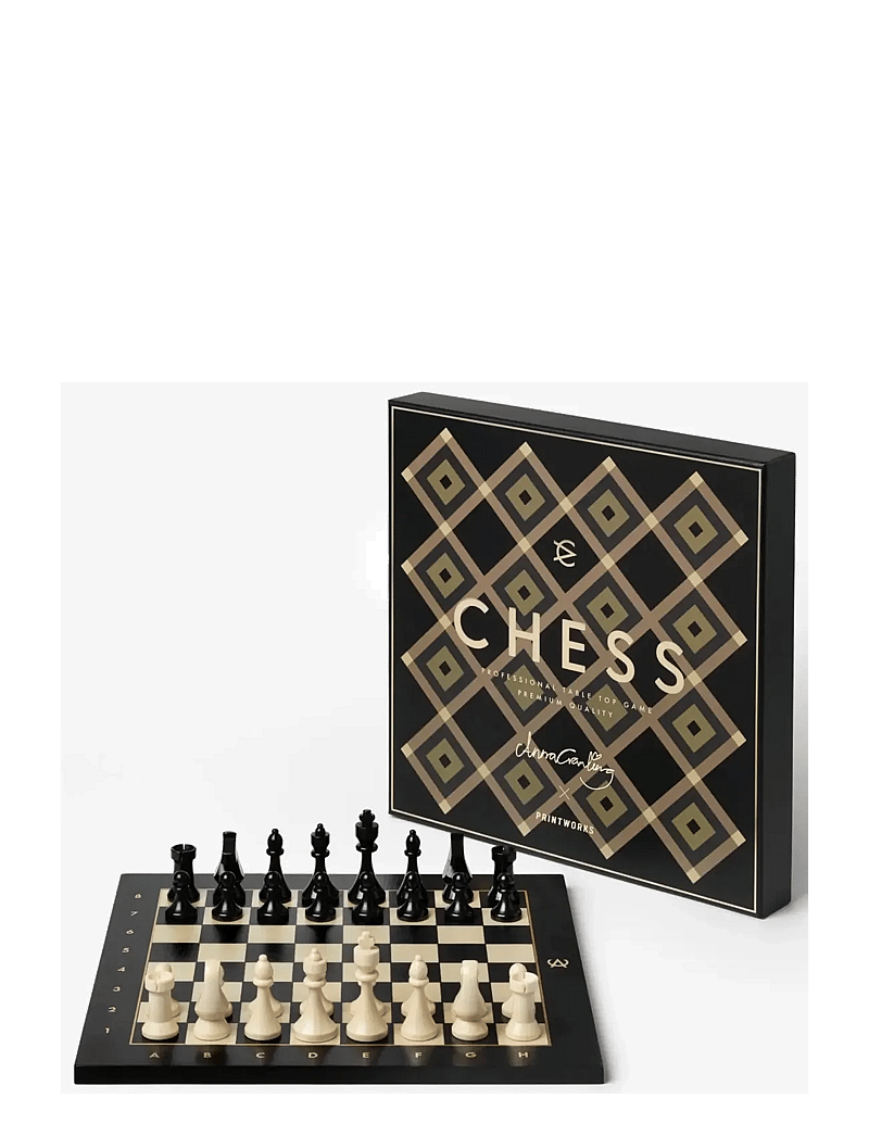 PRINTWORKS - Chess - Anna Cramling Edition - mängud ja pusled - black gold - 1