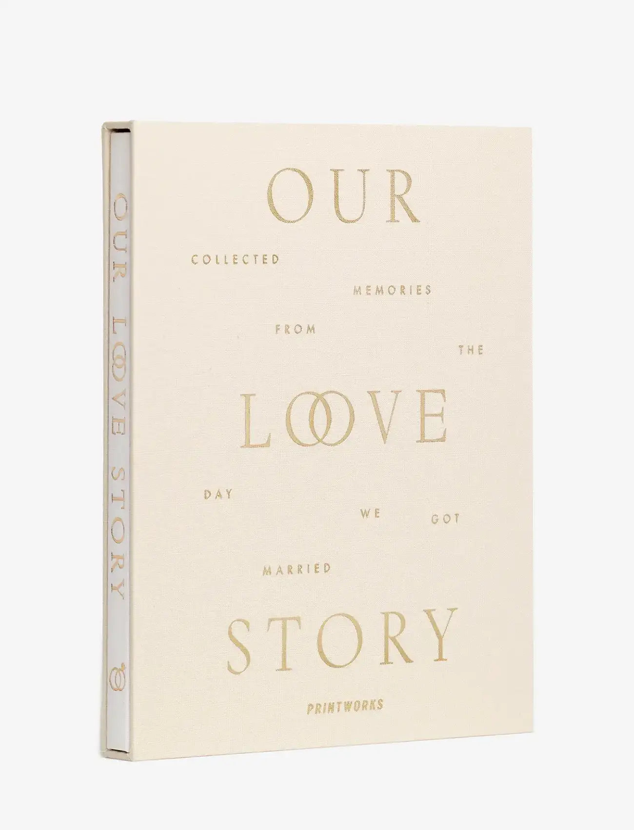 PRINTWORKS - Our Love Story - Wedding Journal - ystävänpäivälahjat - beige - 0