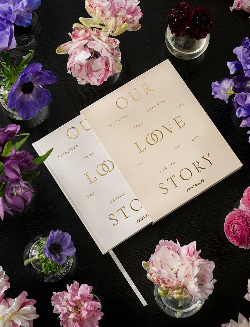 PRINTWORKS - Our Love Story - Wedding Journal - ystävänpäivälahjat - beige - 3