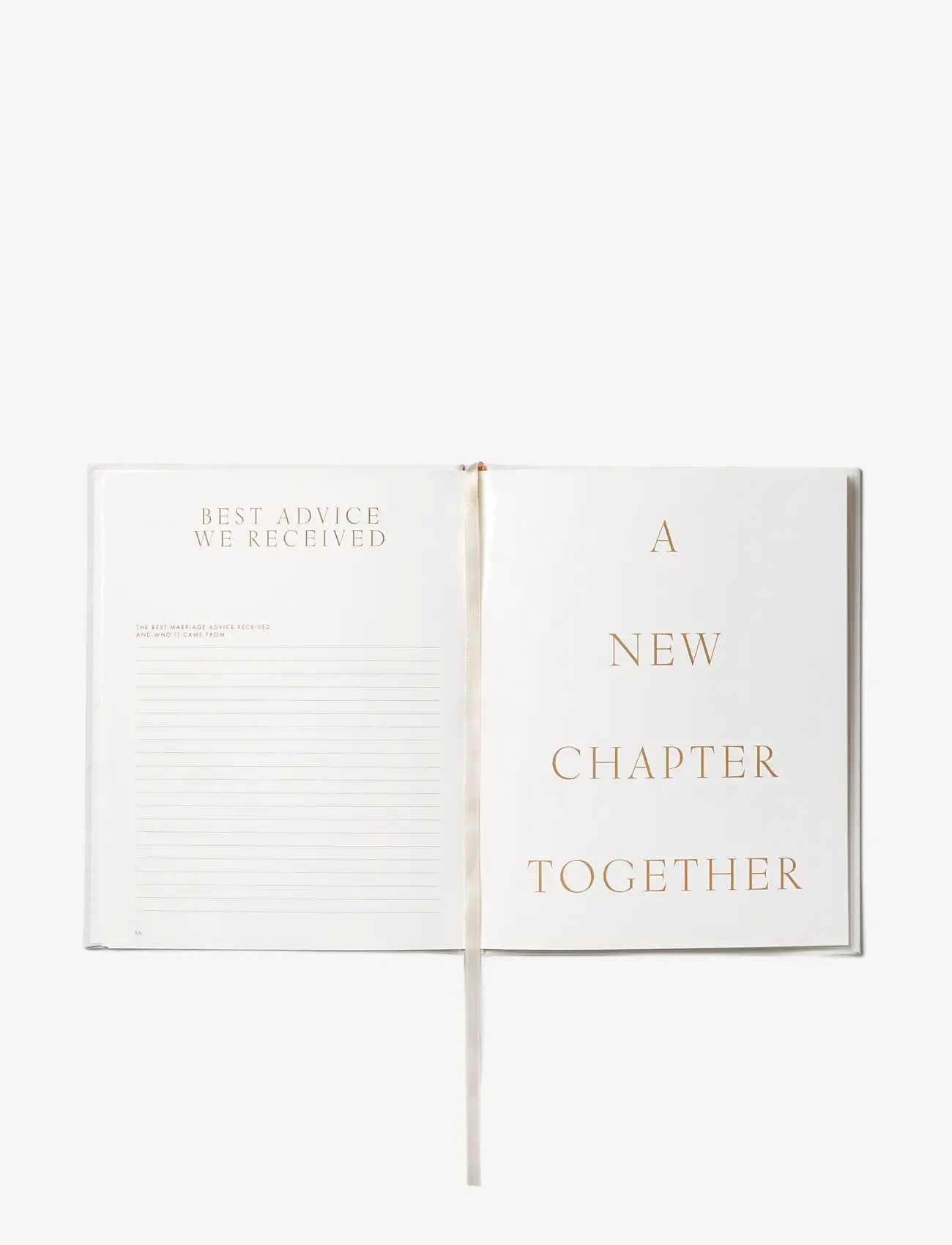 PRINTWORKS - Our Love Story - Wedding Journal - ystävänpäivälahjat - beige - 1